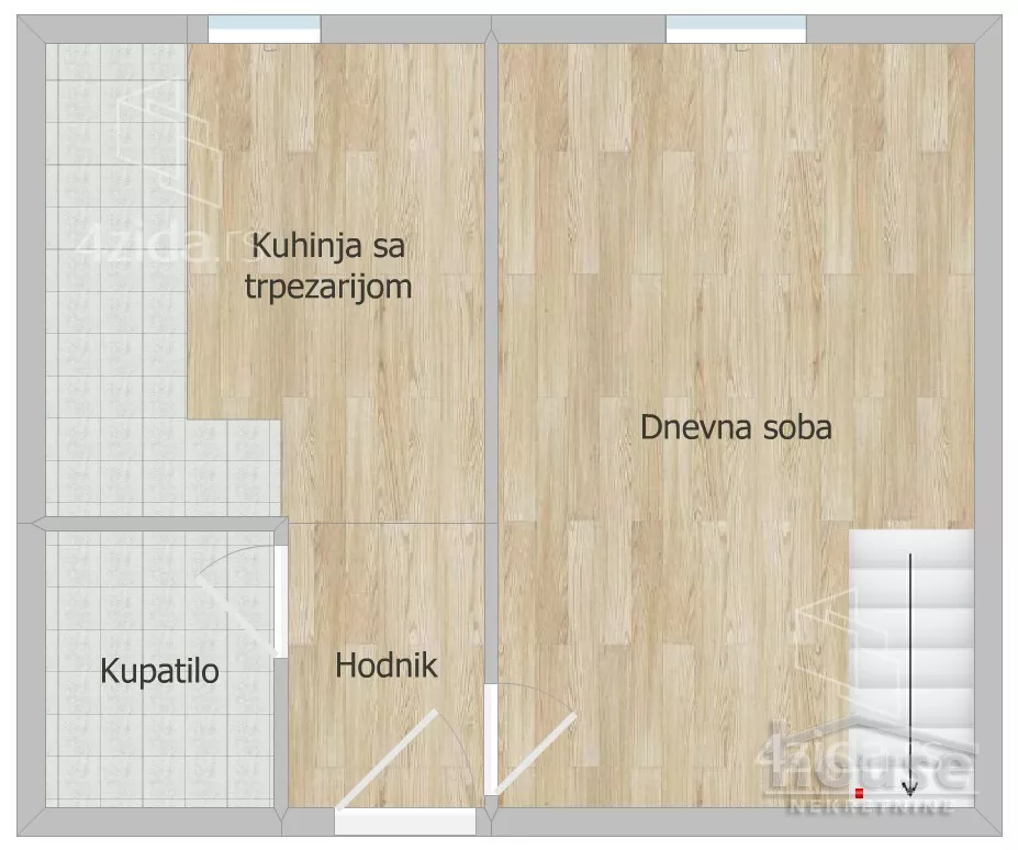 Jednoiposoban stan | 4zida