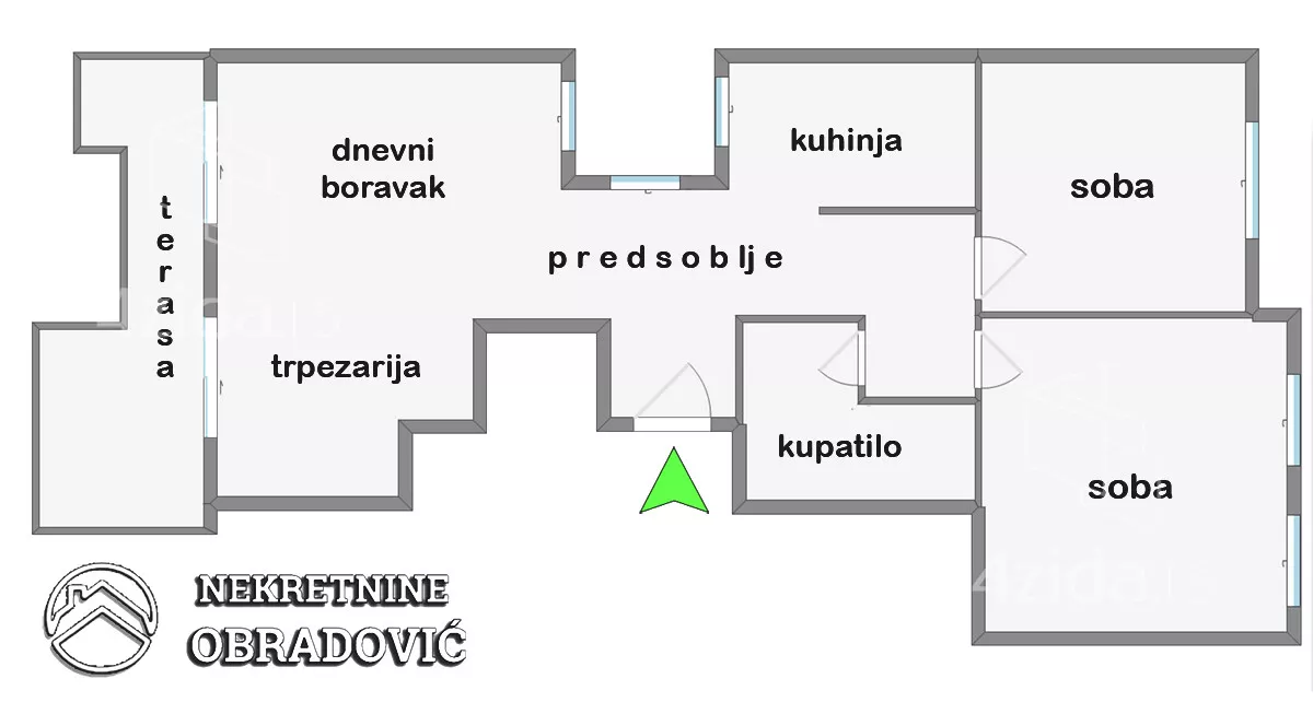 Trosoban stan | 4zida