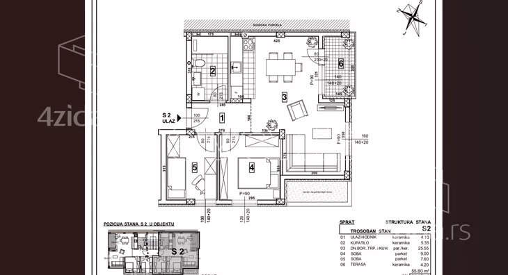 Dvoiposoban stan | 4zida