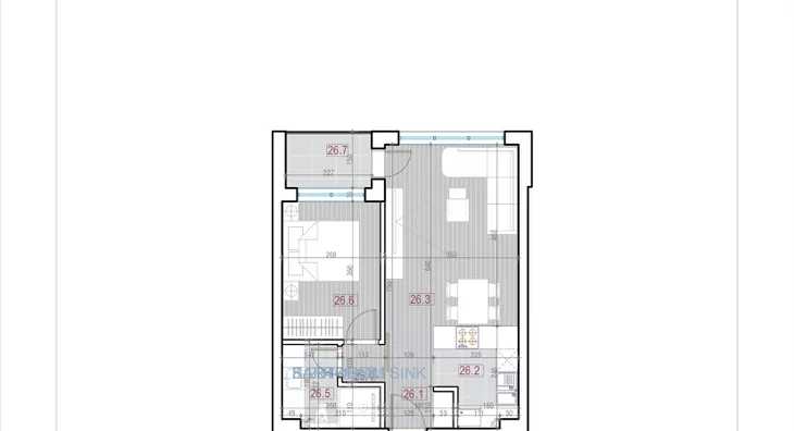 Jednoiposoban stan | 4zida