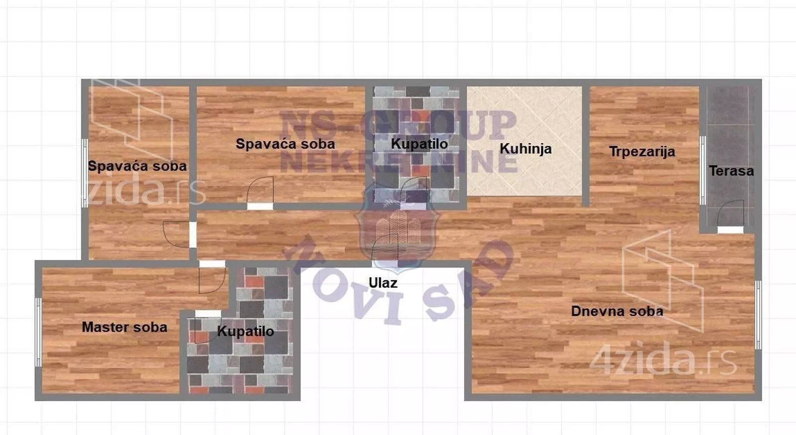 Troiposoban stan | 4zida