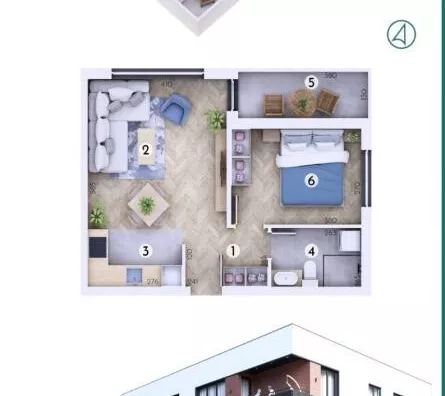 Dvosoban stan | 4zida