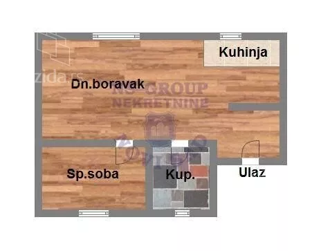 Jednoiposoban stan | 4zida