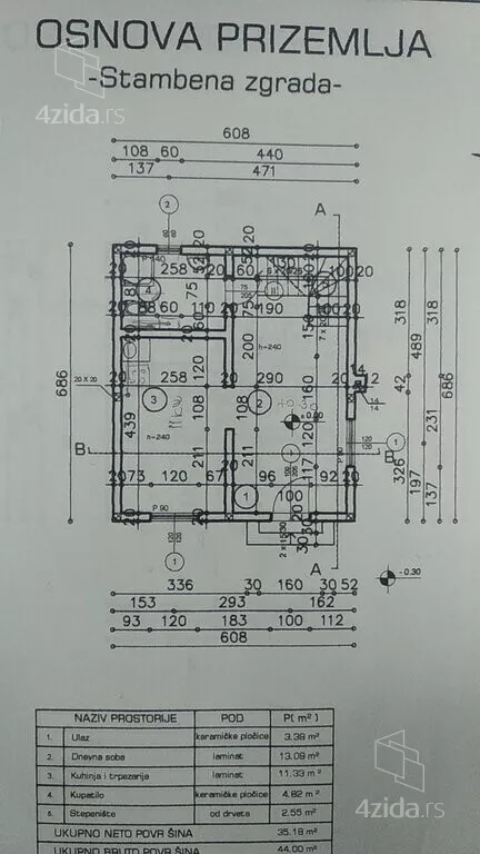 2-etažna kuća | 4zida