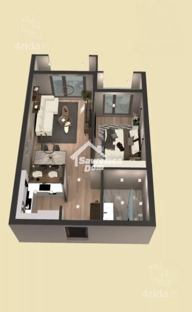 Dvosoban stan | 4zida