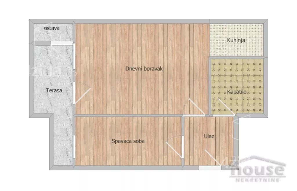 Jednoiposoban stan | 4zida