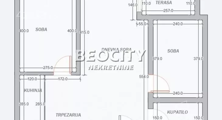 Trosoban stan | 4zida