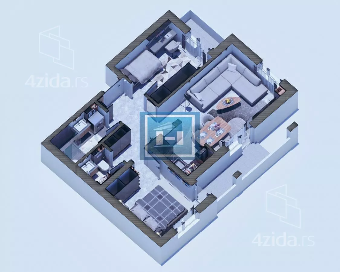 Dvosoban stan | 4zida