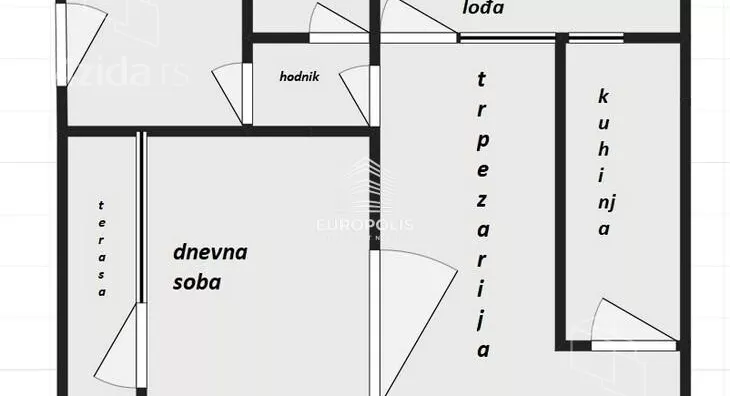 Dvosoban stan | 4zida