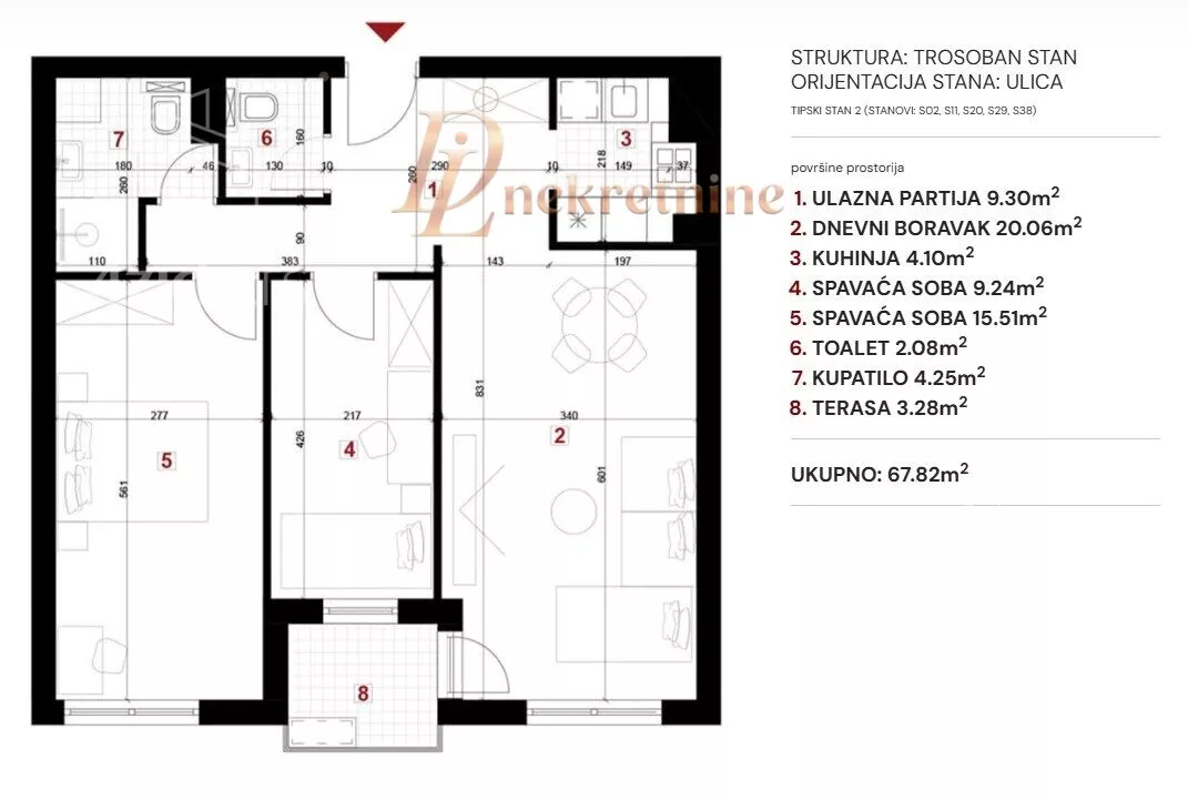 Trosoban stan | 4zida