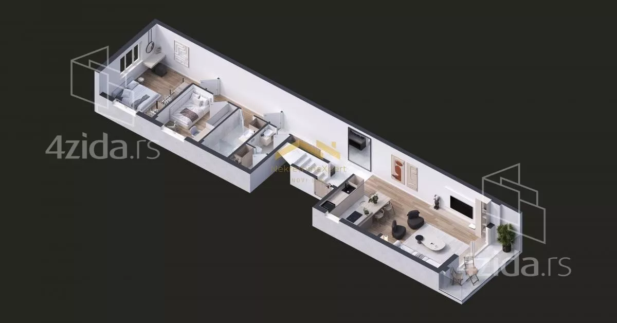 Petosoban stan | 4zida