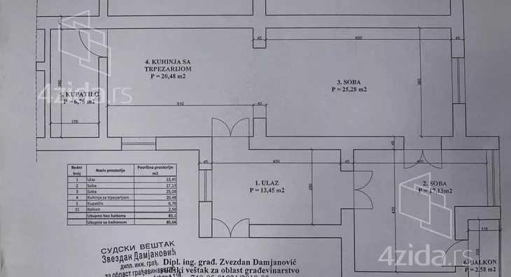 Trosoban stan | 4zida