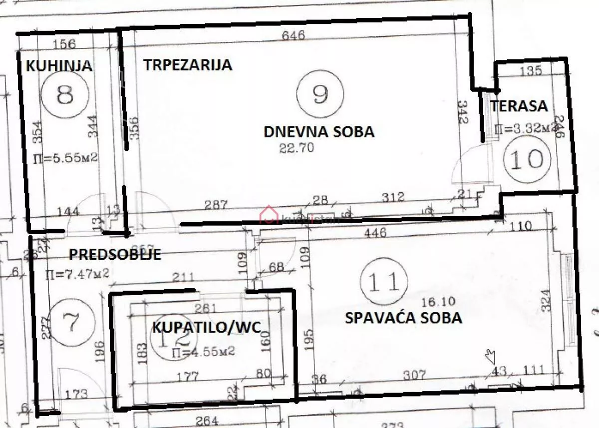 Dvosoban stan | 4zida