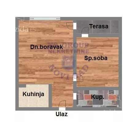 Jednoiposoban stan | 4zida