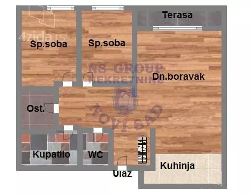 Trosoban stan | 4zida