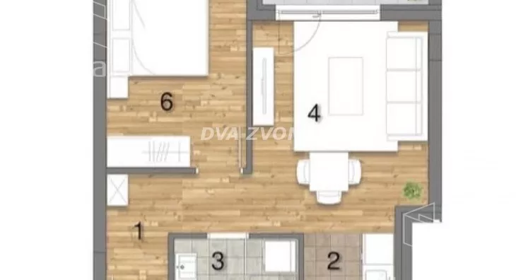 Dvosoban stan | 4zida