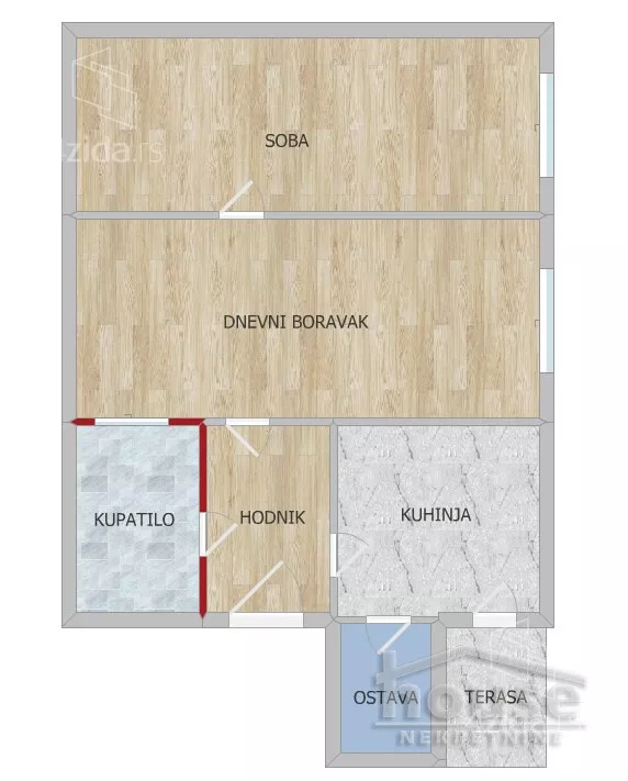 Dvosoban stan | 4zida