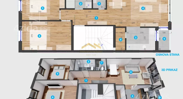 Trosoban stan | 4zida