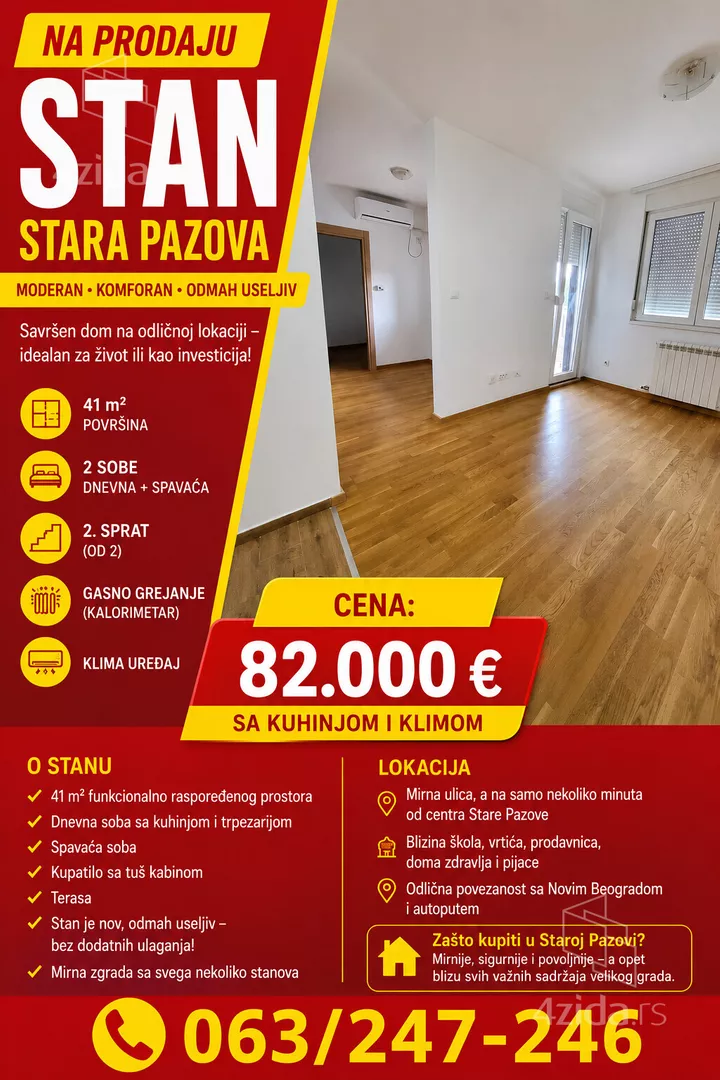 Dvosoban stan | 4zida