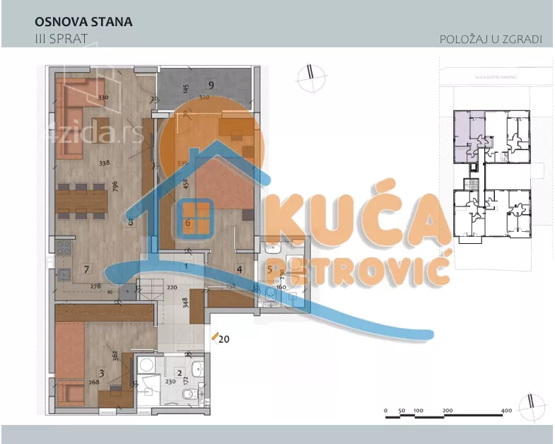 Trosoban stan | 4zida