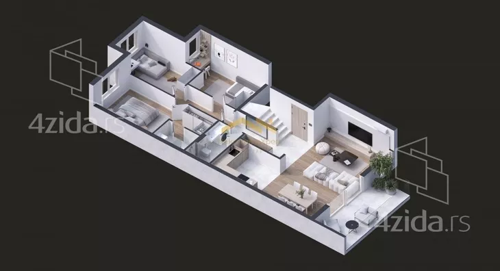 Petosoban stan | 4zida