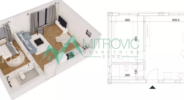 Dvosoban stan | 4zida