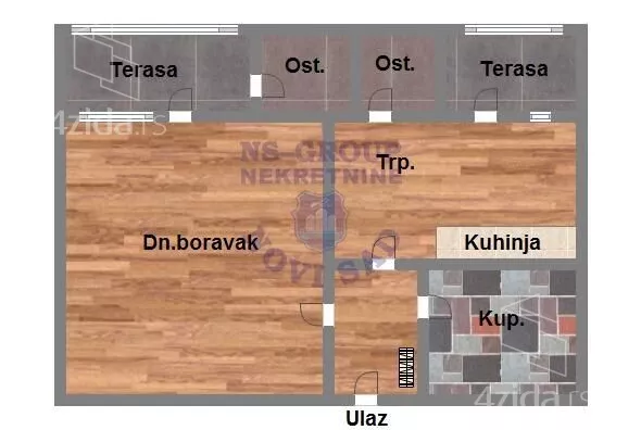 Jednosoban stan | 4zida