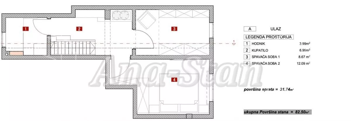 Trosoban stan | 4zida