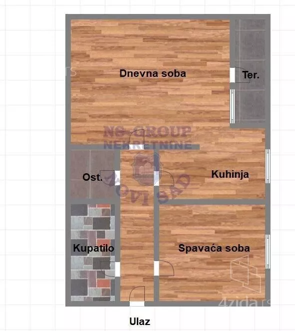 Dvosoban stan | 4zida