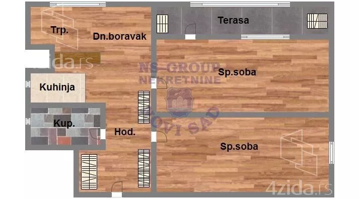 Dvosoban stan | 4zida