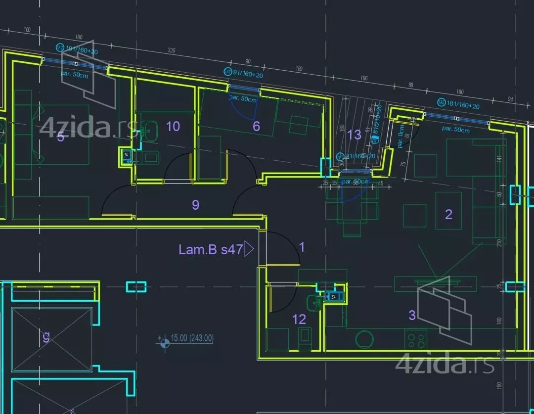 Trosoban stan | 4zida