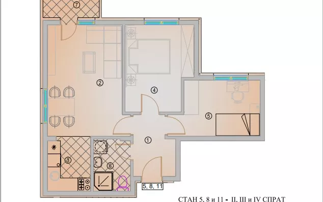 Dvoiposoban stan | 4zida