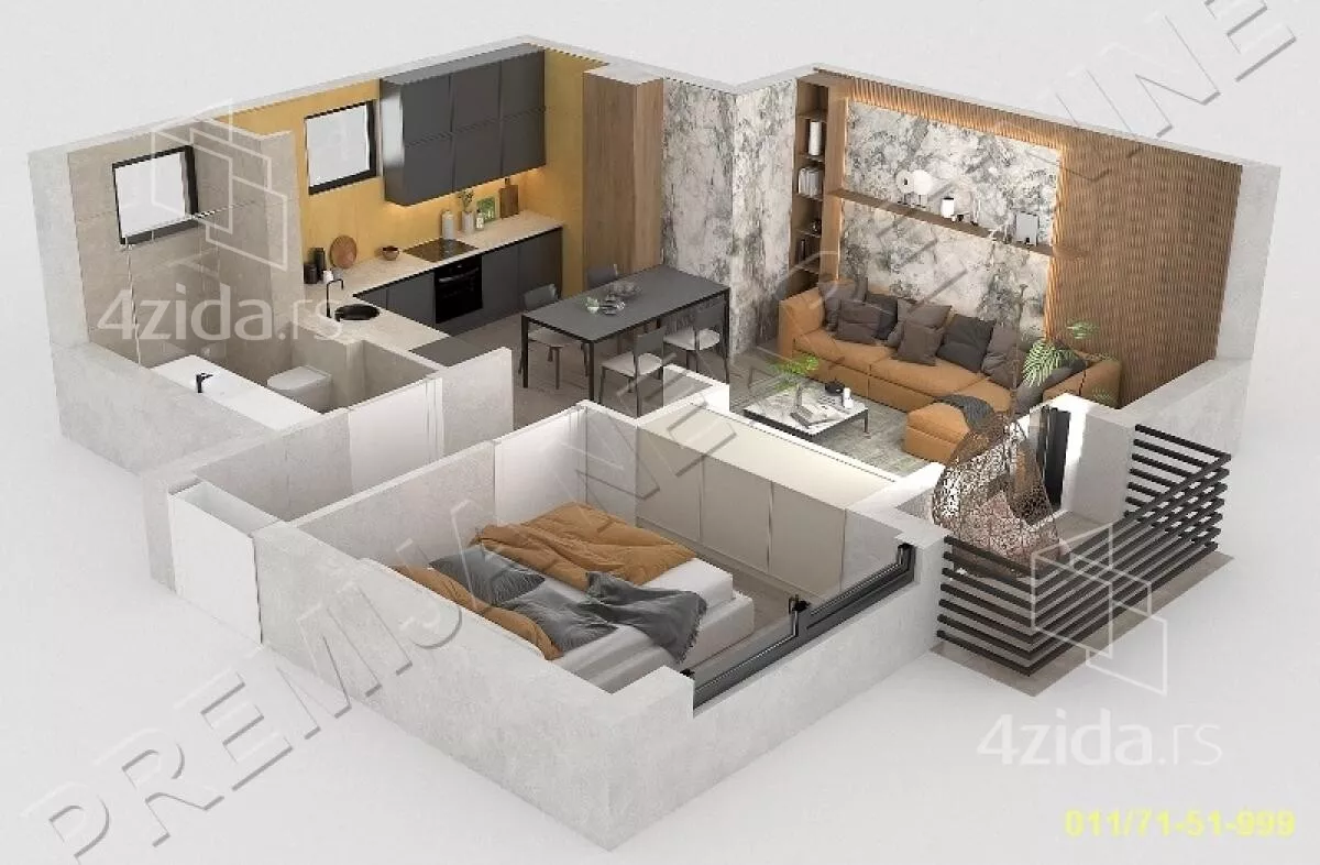 Dvosoban stan | 4zida