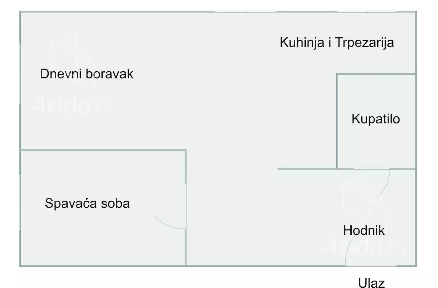 Jednoiposoban stan | 4zida
