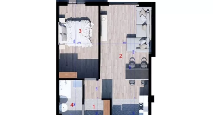 Dvosoban stan | 4zida