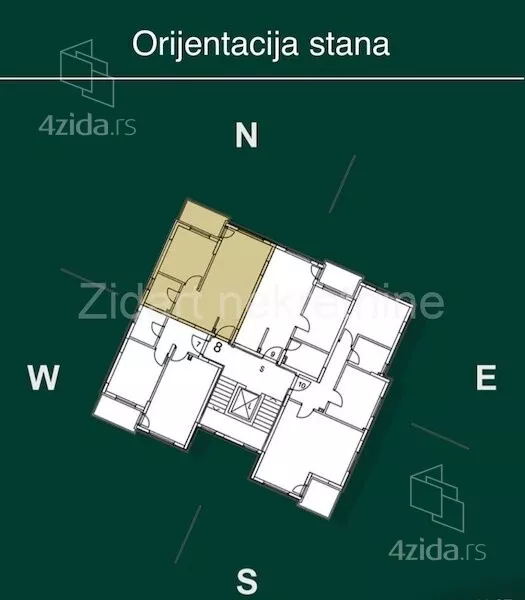 Jednosoban stan | 4zida