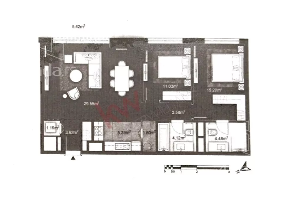 Trosoban stan | 4zida