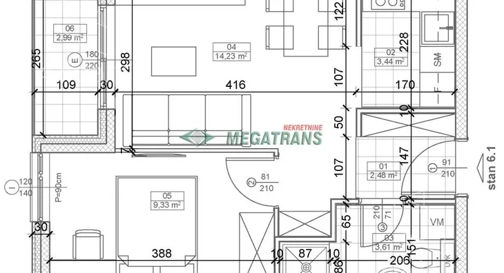 Dvosoban stan | 4zida