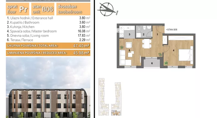 Dvosoban stan | 4zida