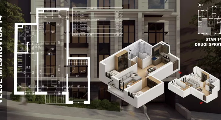 Dvosoban stan | 4zida