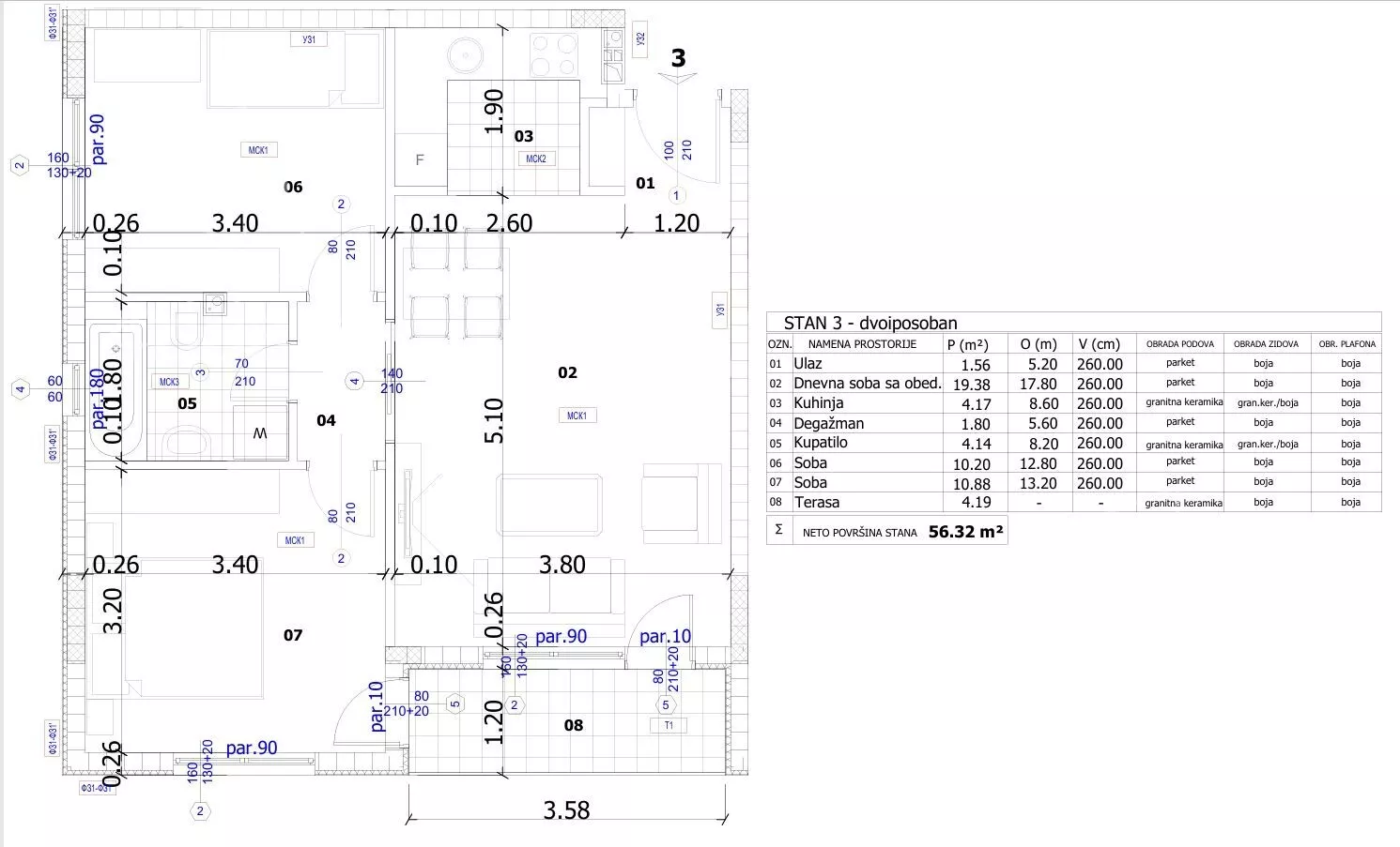 Dvoiposoban stan | 4zida