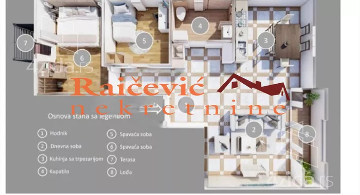 Trosoban stan | 4zida