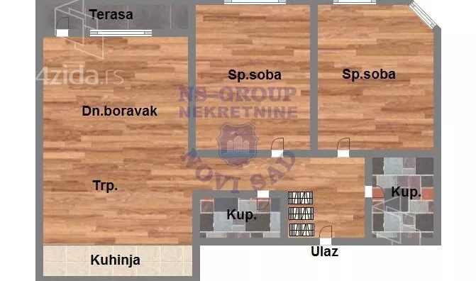 Trosoban stan | 4zida