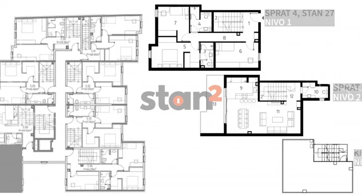 Troiposoban stan | 4zida