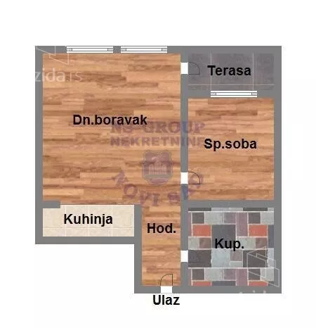 Jednoiposoban stan | 4zida