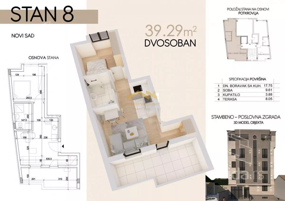 Dvosoban stan | 4zida