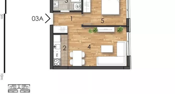 Dvosoban stan | 4zida