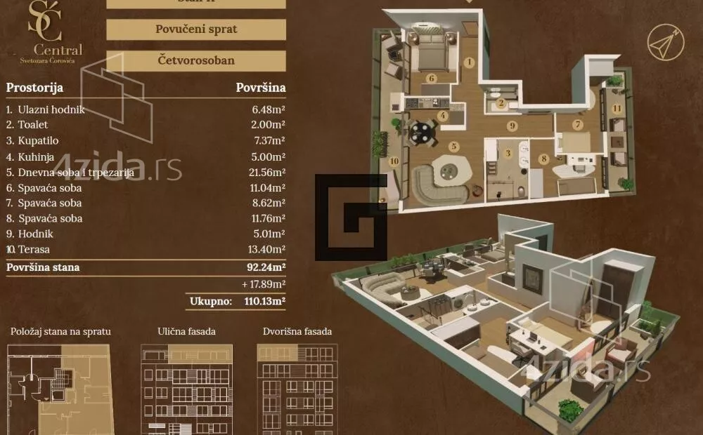 Četvorosoban stan | 4zida