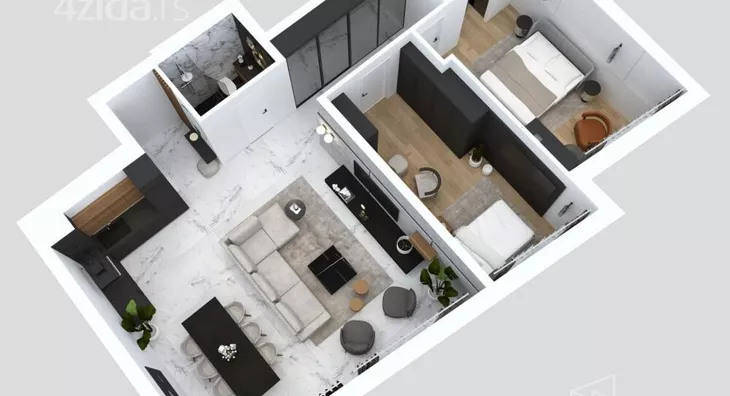 Trosoban stan | 4zida