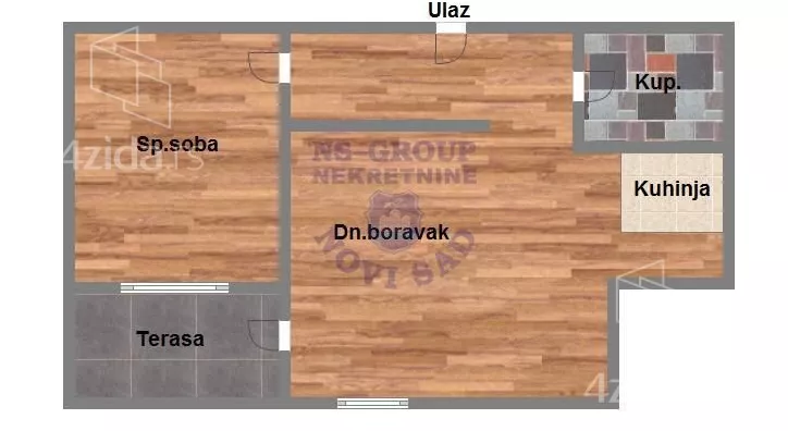 Jednoiposoban stan | 4zida